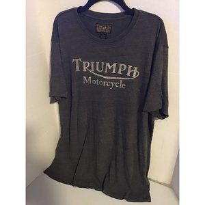 LUCKY BRAND TRIUMPH MOTORCYCLE BLACK XXL SHIRT